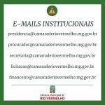 E-mails institucionais