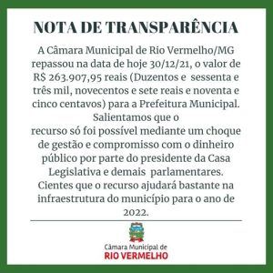Read more about the article Nota de transparência