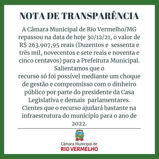 You are currently viewing Nota de transparência