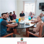 A Câmara recebe vereadores do município de Materlândia/MG.