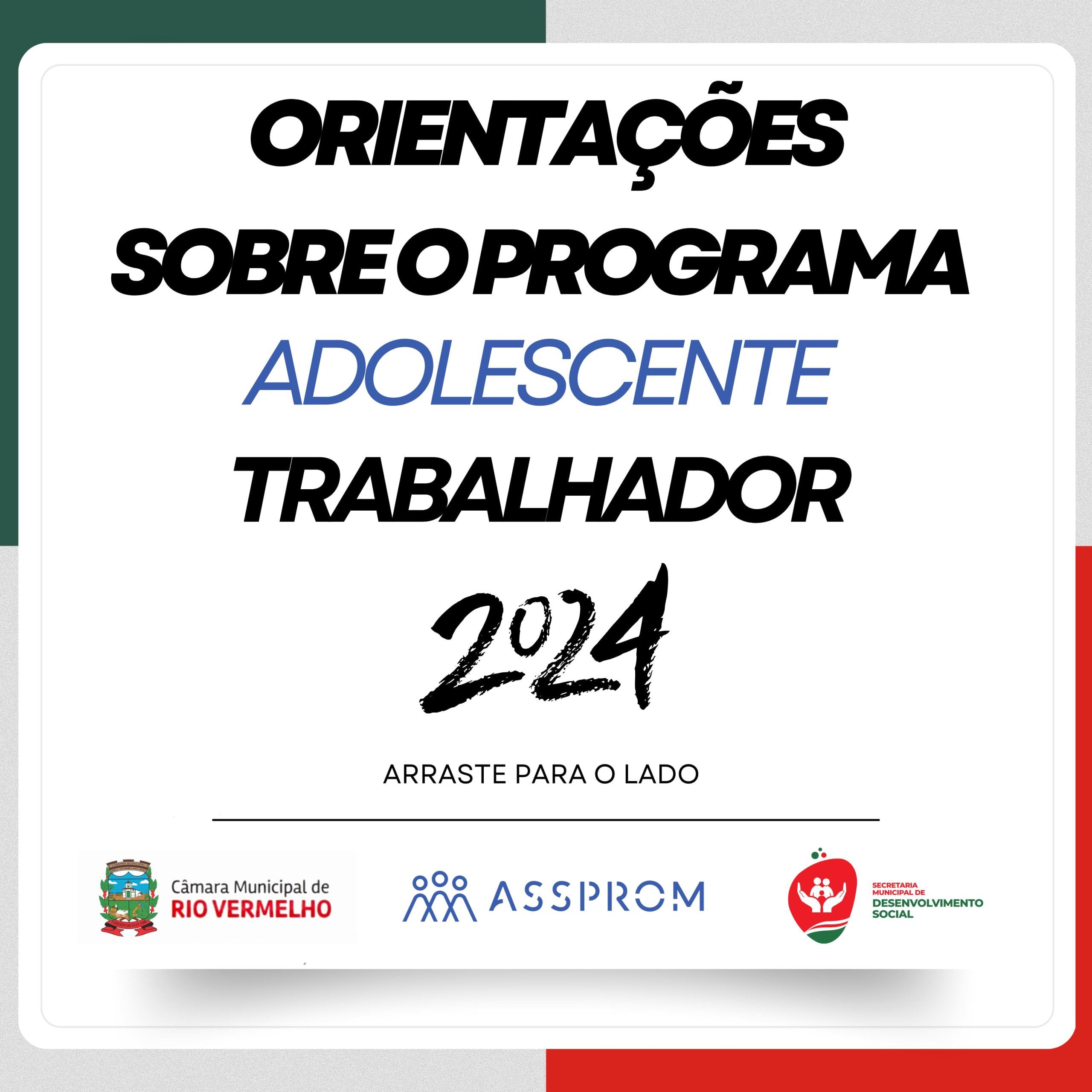 Você está visualizando atualmente Edital Programa Adolescente Trabalhador